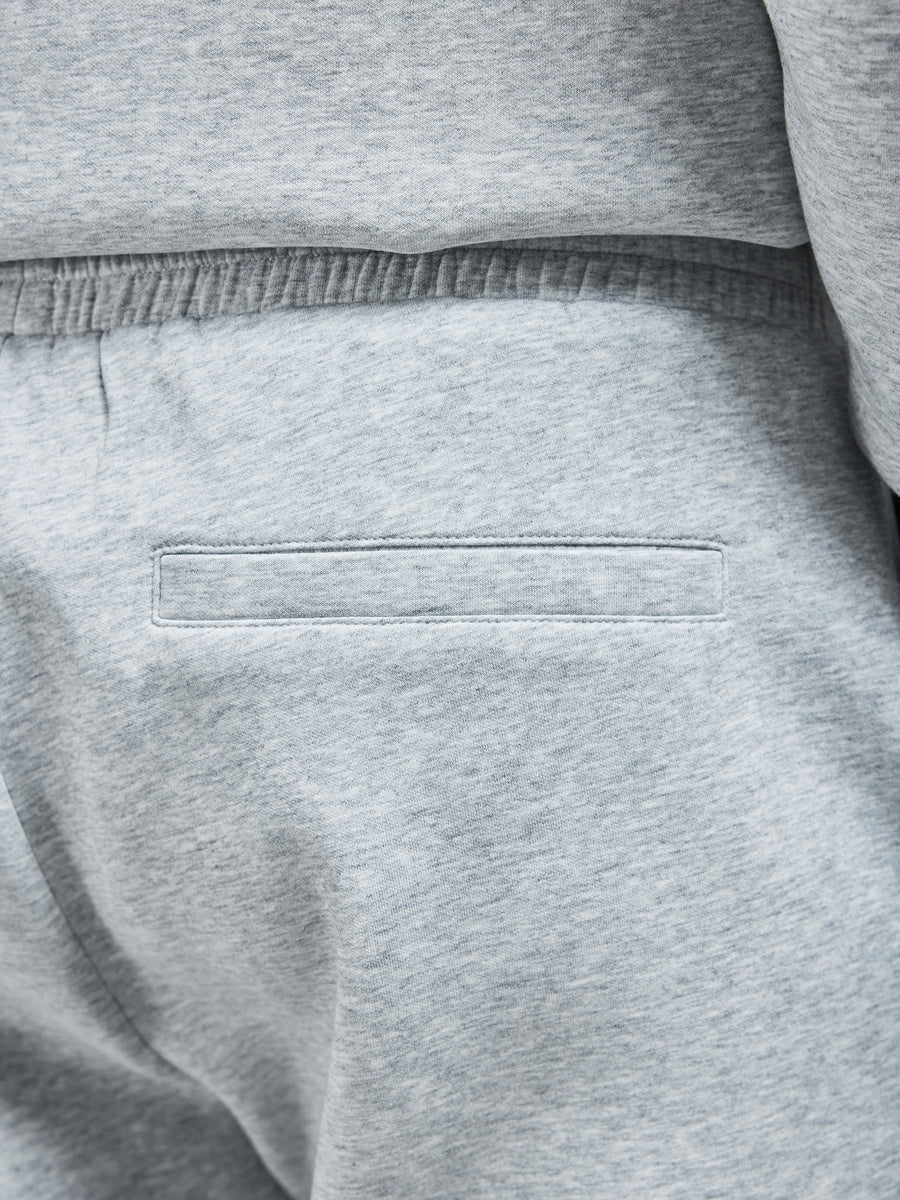 Interlock Jersey Essential Jogger in Marl Grey