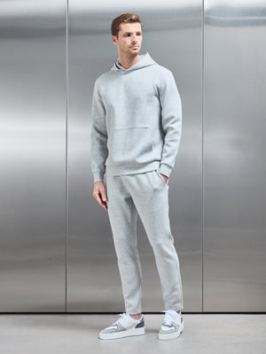 Interlock Jersey Essential Jogger in Marl Grey