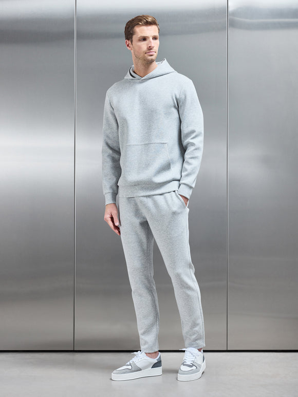 Interlock Jersey Essential Jogger in Marl Grey