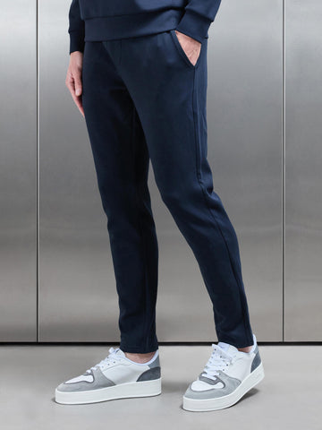 Interlock Jersey Essential Jogger in Navy