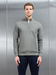 Interlock Jersey Half Zip in Sage