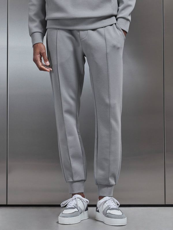 Interlock Jersey Jogger in Grey