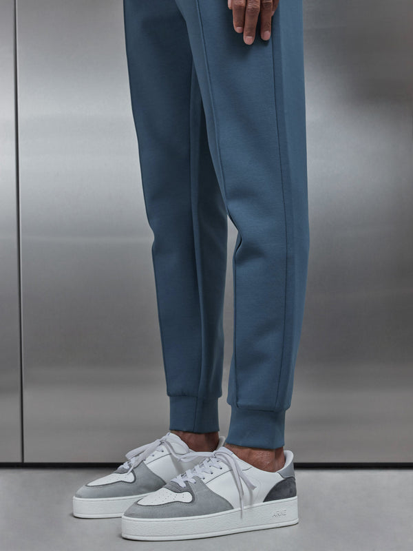 Interlock Jersey Jogger in Steel Blue