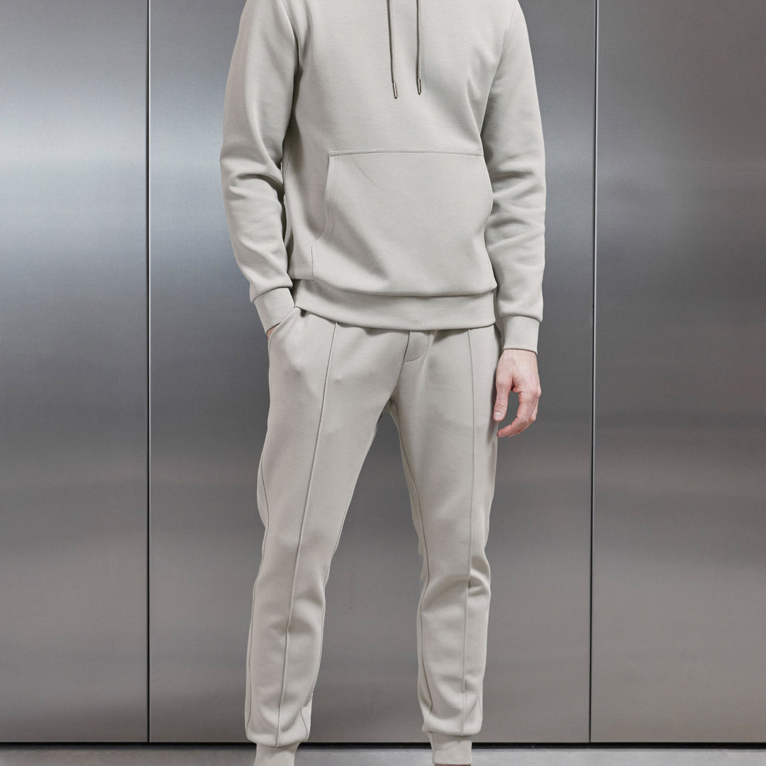 Interlock Jersey Jogger in Stone