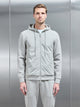 Interlock Jersey Hybrid Windbreaker in Stone