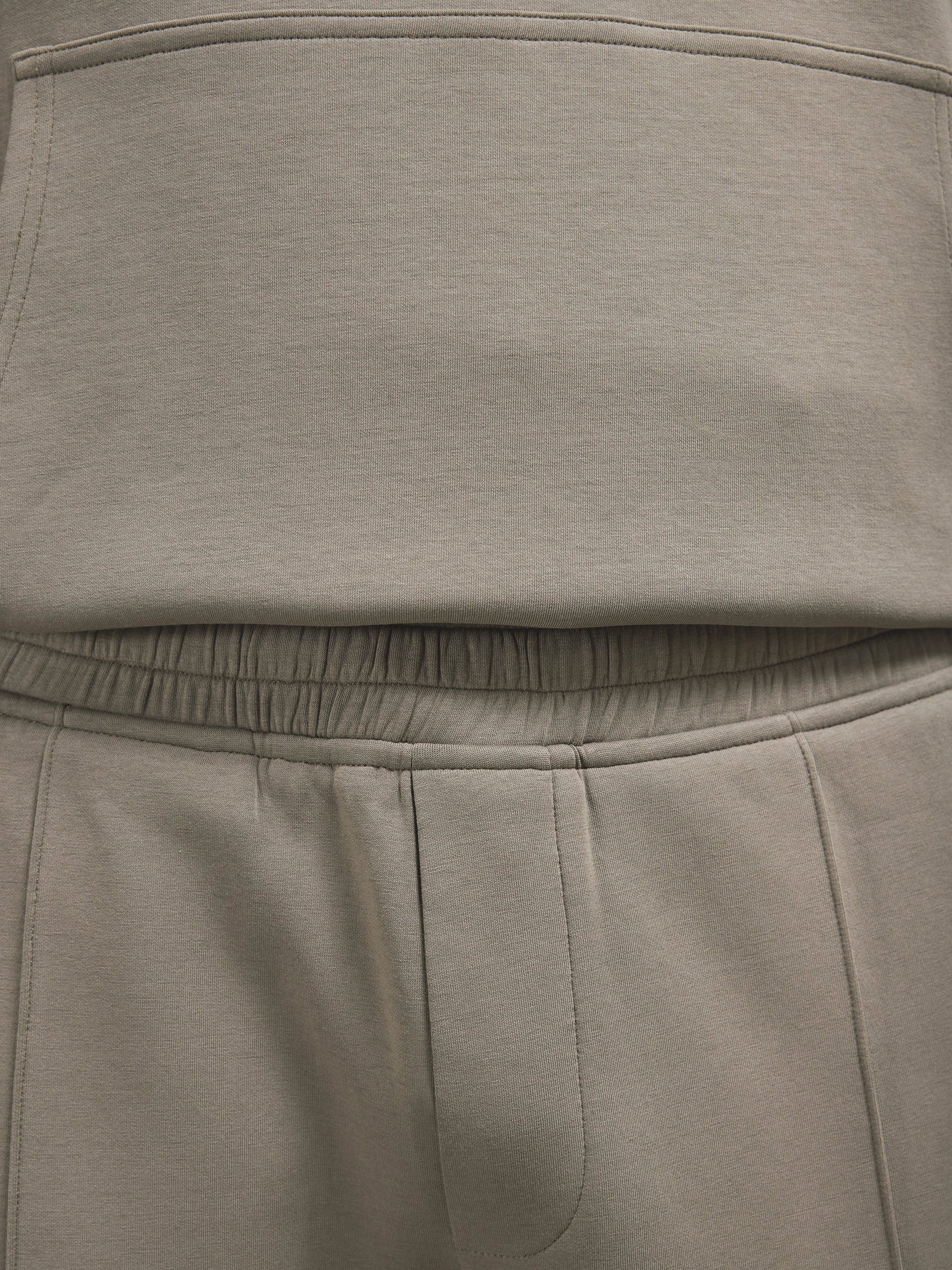 Interlock Jersey Jogger in Taupe