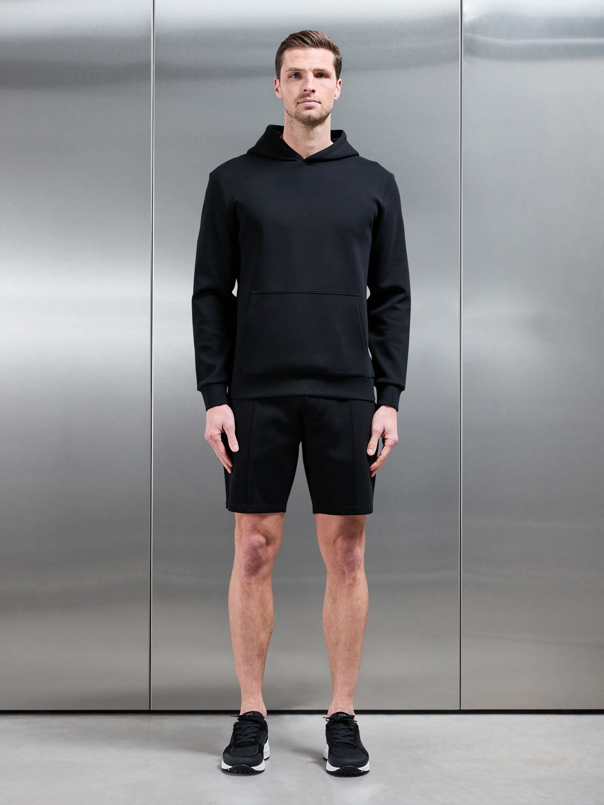 Interlock Jersey Short in Black