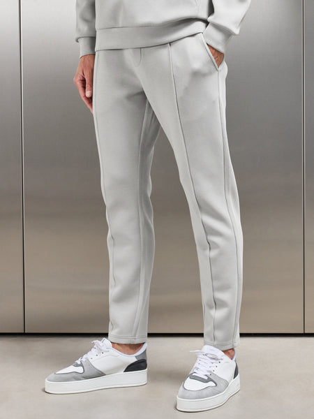 Interlock Jersey Tapered Jogger in Stone