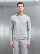Interlock Jersey Zip Through Jacket in Stone