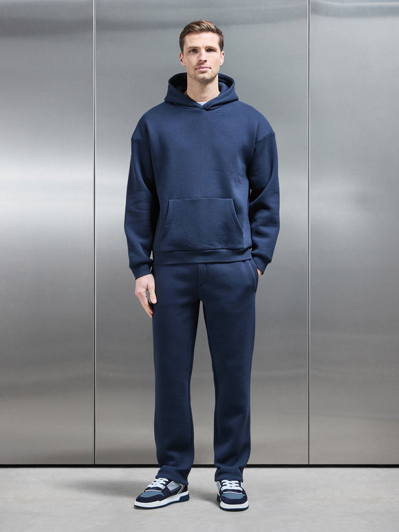 Interlock Neoprene Jogger in Navy