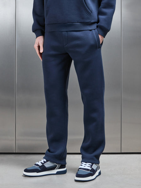 Interlock Neoprene Jogger in Navy