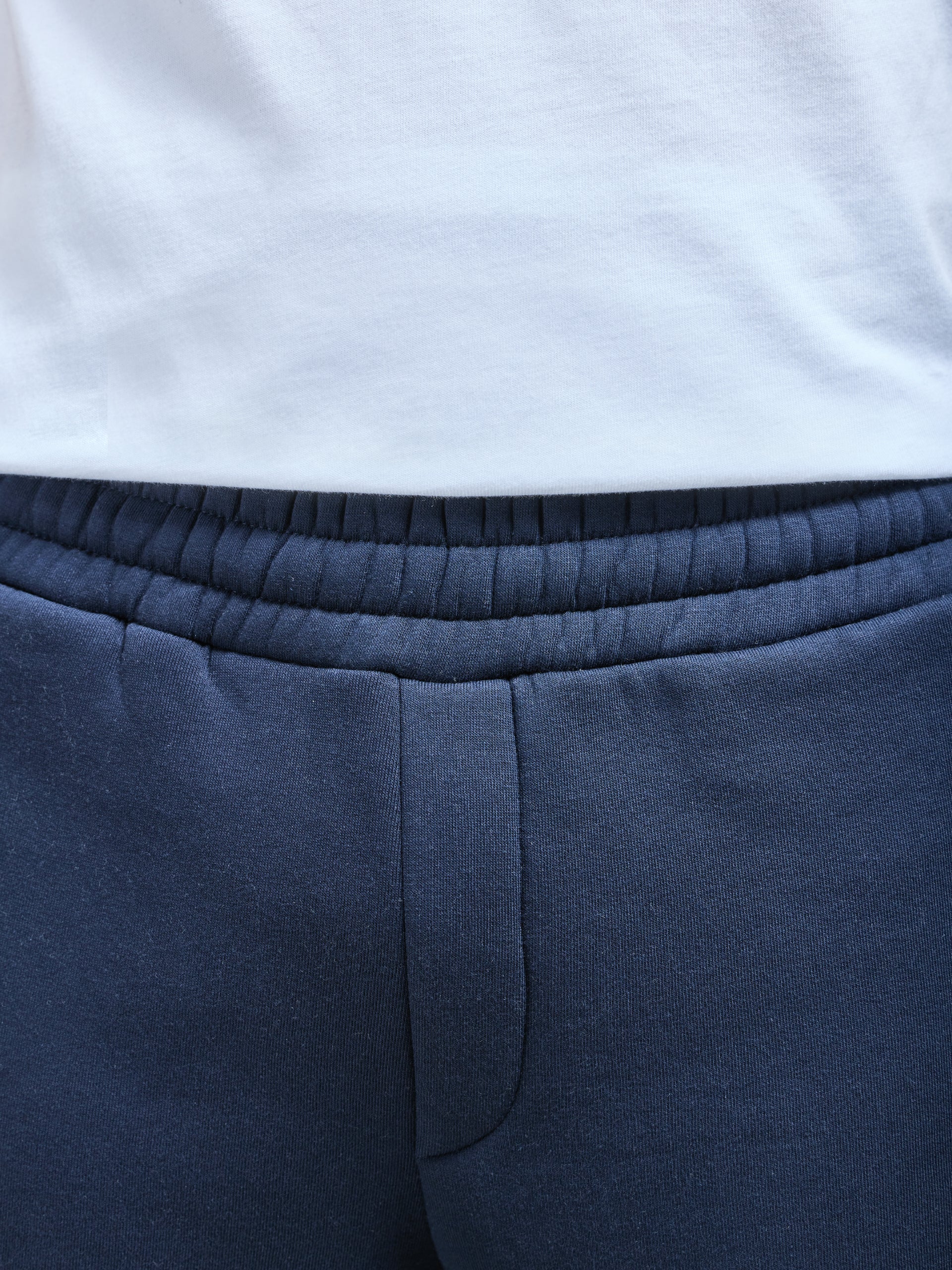 Interlock Neoprene Jogger in Navy