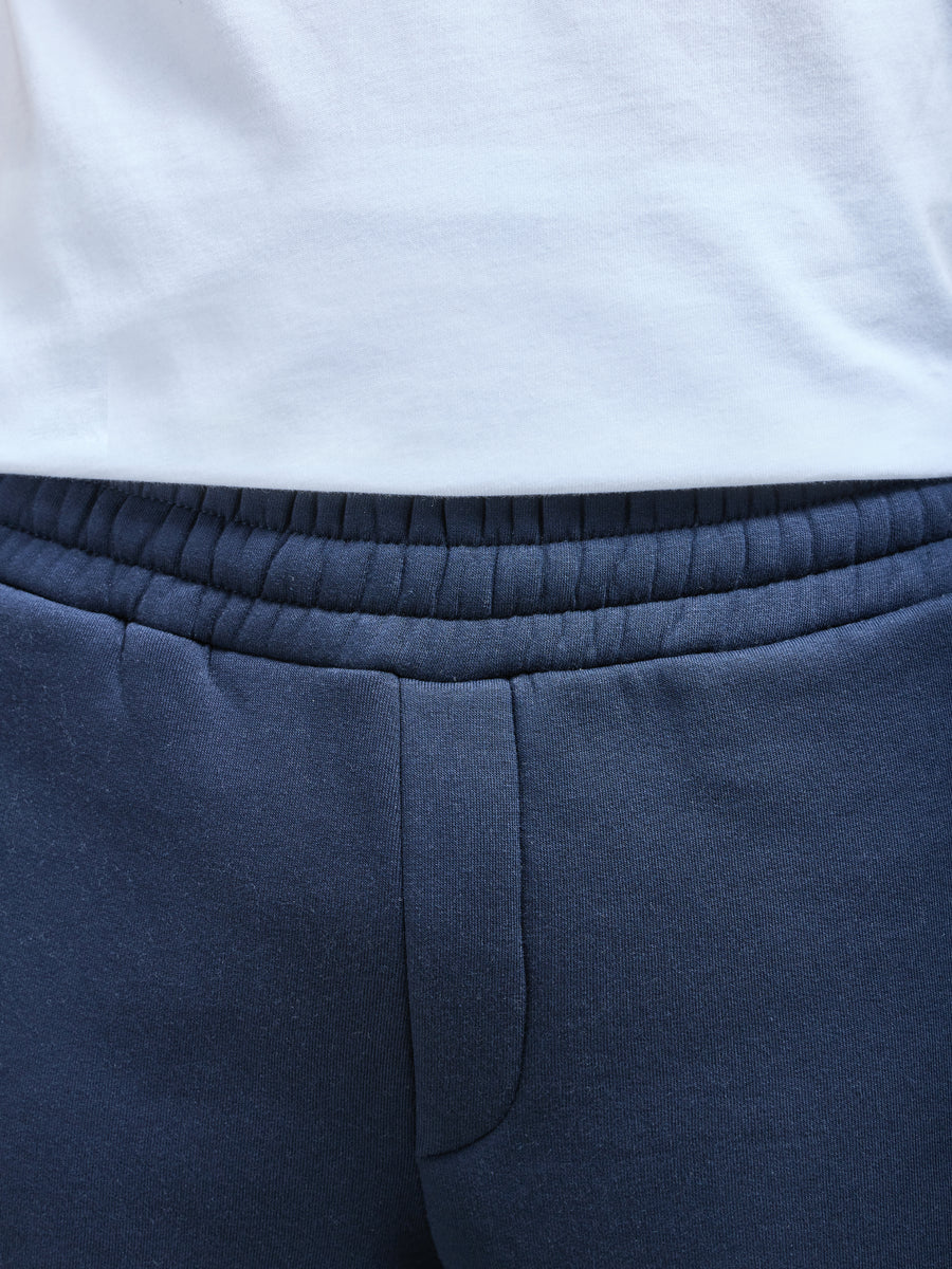 Interlock Neoprene Jogger in Navy