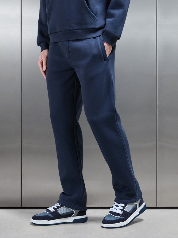 Interlock Neoprene Jogger in Navy