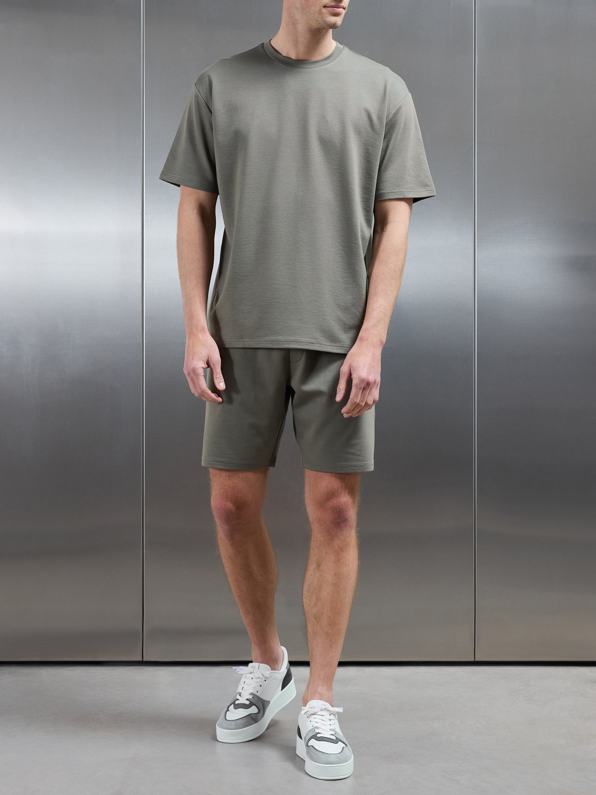 Interlock Relaxed Fit T-Shirt in Sage