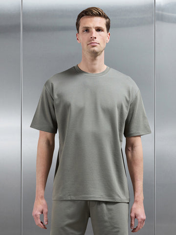 Interlock Relaxed Fit T-Shirt in Sage