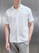 Interlock Relaxed Fit Revere Collar Shirt in White