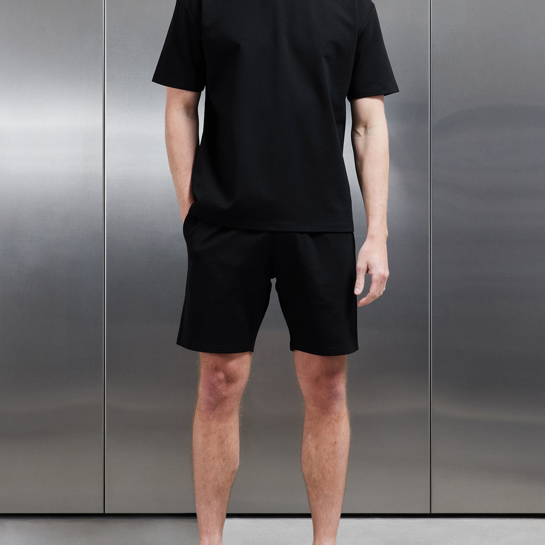 Interlock Relaxed Fit T-Shirt in Black