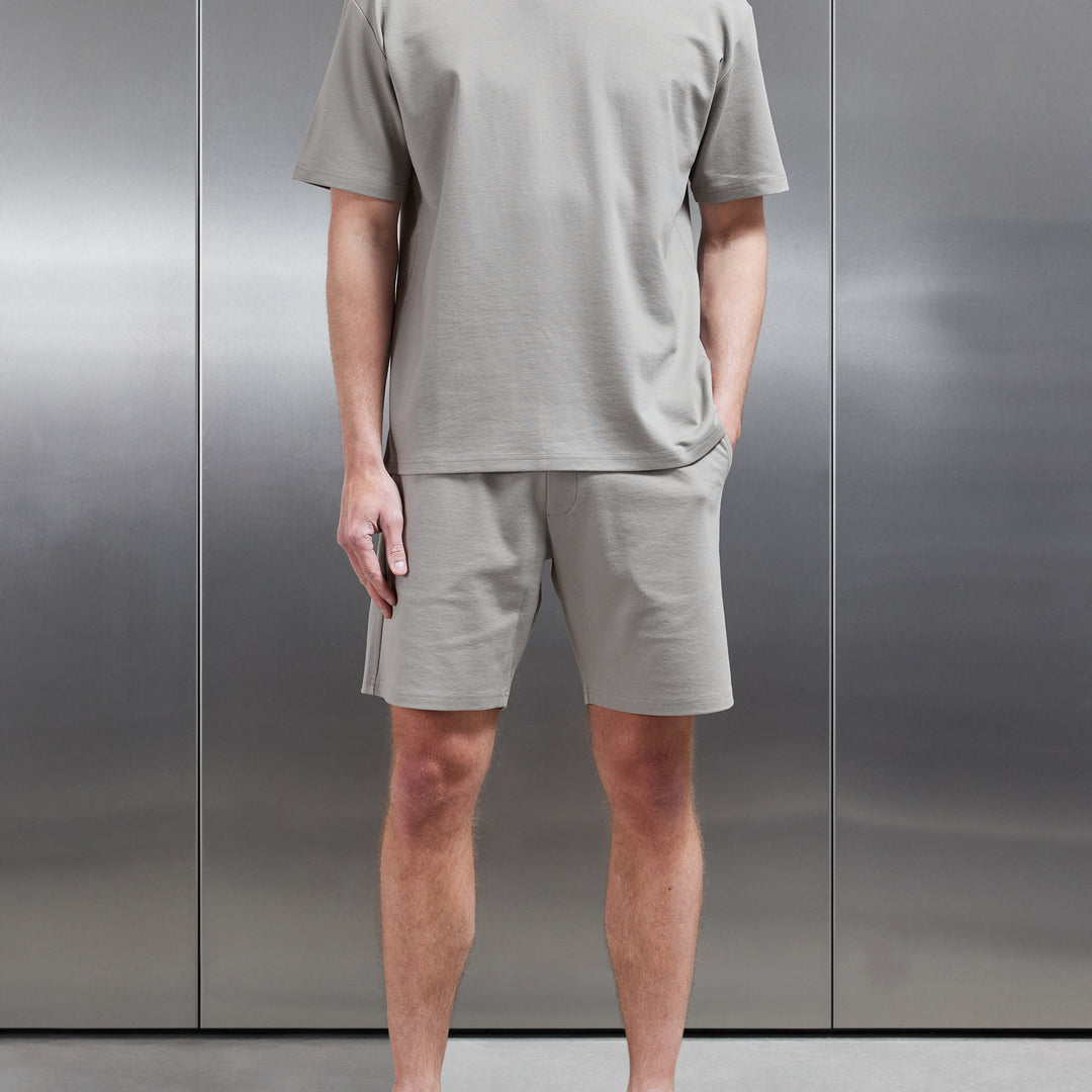 Interlock Relaxed Fit T-Shirt in Stone