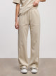 Womens Interlock Straight Leg Jogger in Stone
