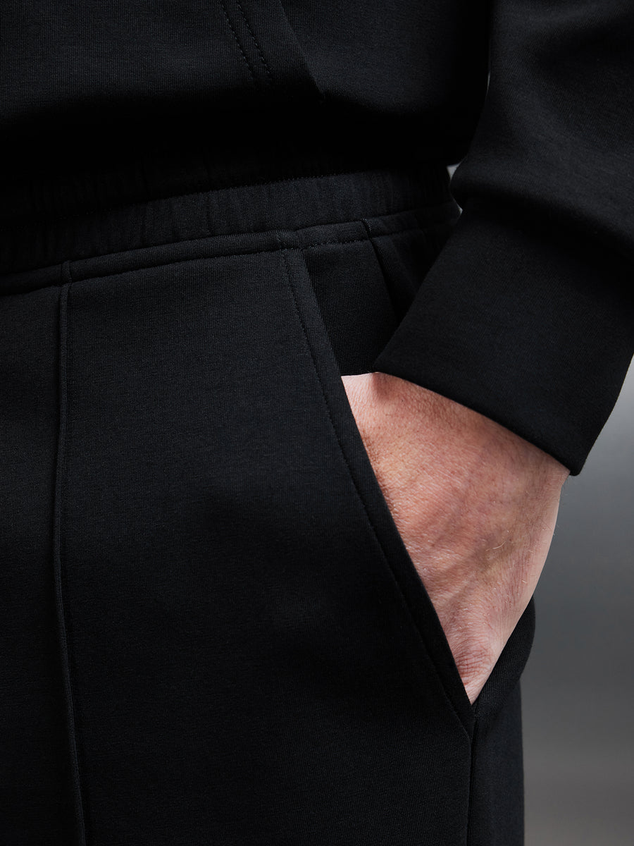 Interlock Jersey Short in Black