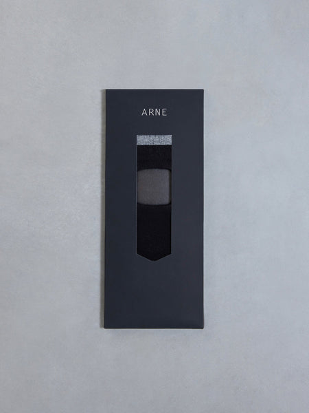 Arne Invisible Socks in Black