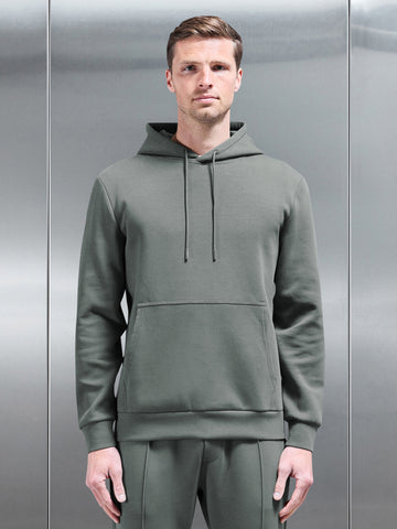 Interlock Jersey Hoodie in Sage