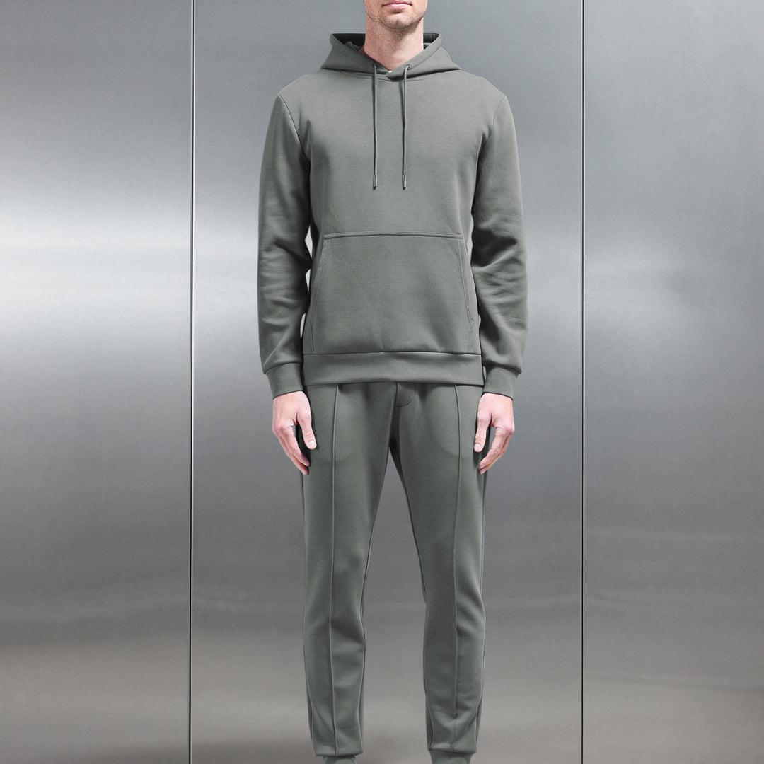 Interlock Jersey Hoodie in Sage