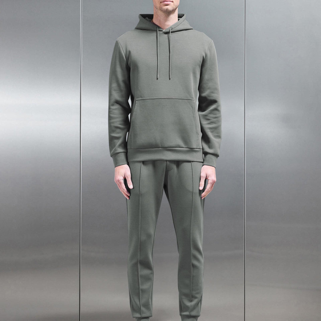 Interlock Jersey Hoodie in Sage