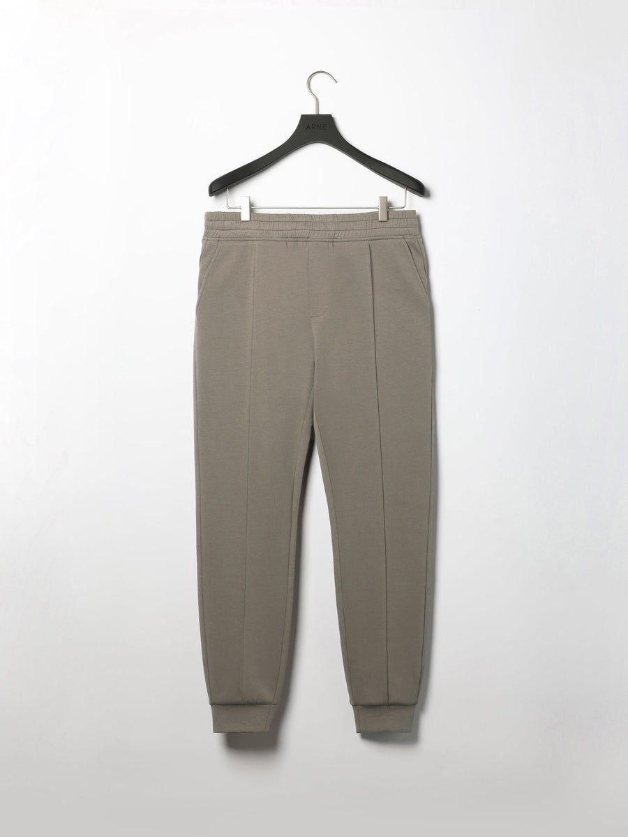 Interlock Jersey Jogger in Taupe