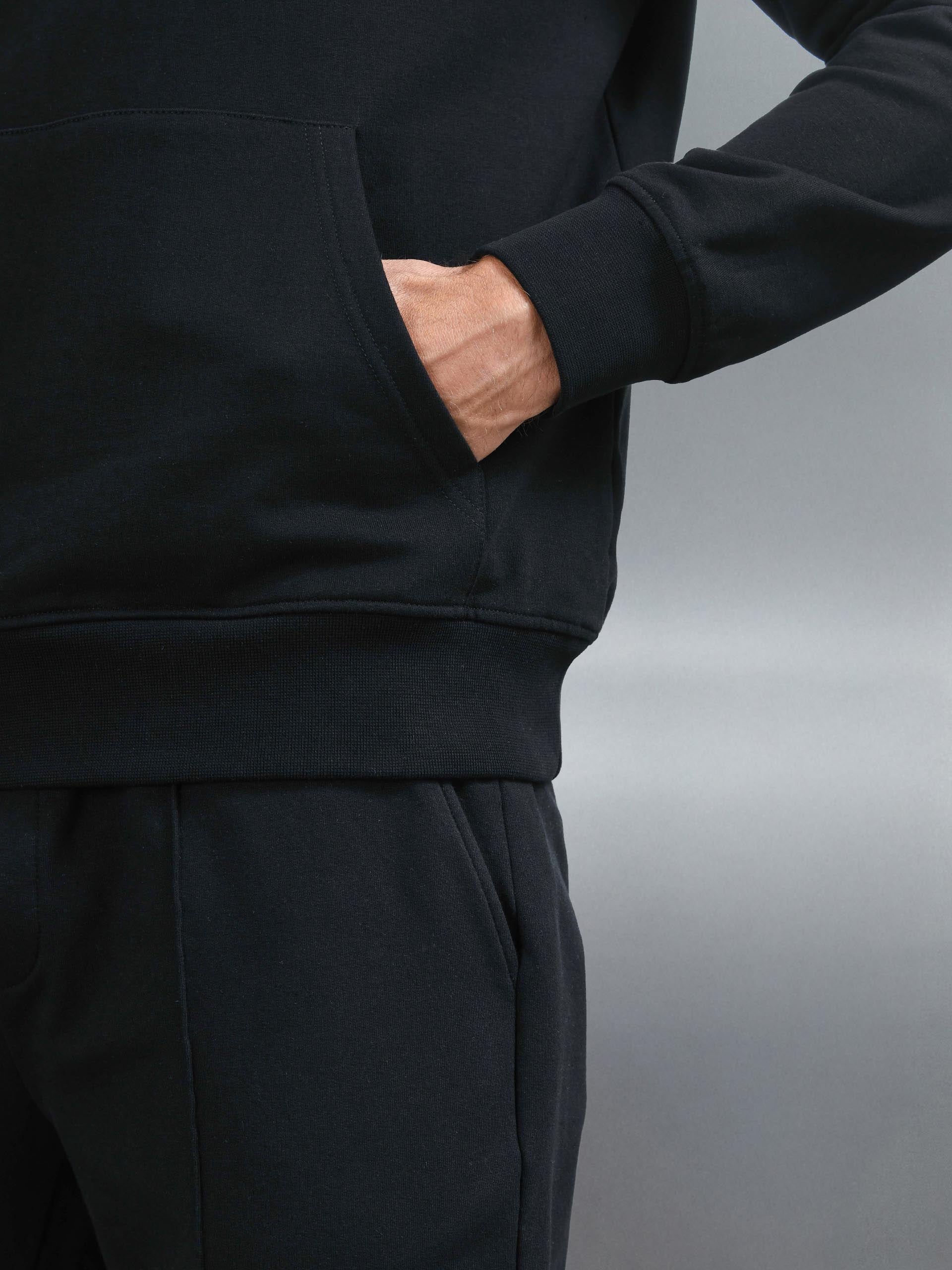 Jersey Hoodie in Black