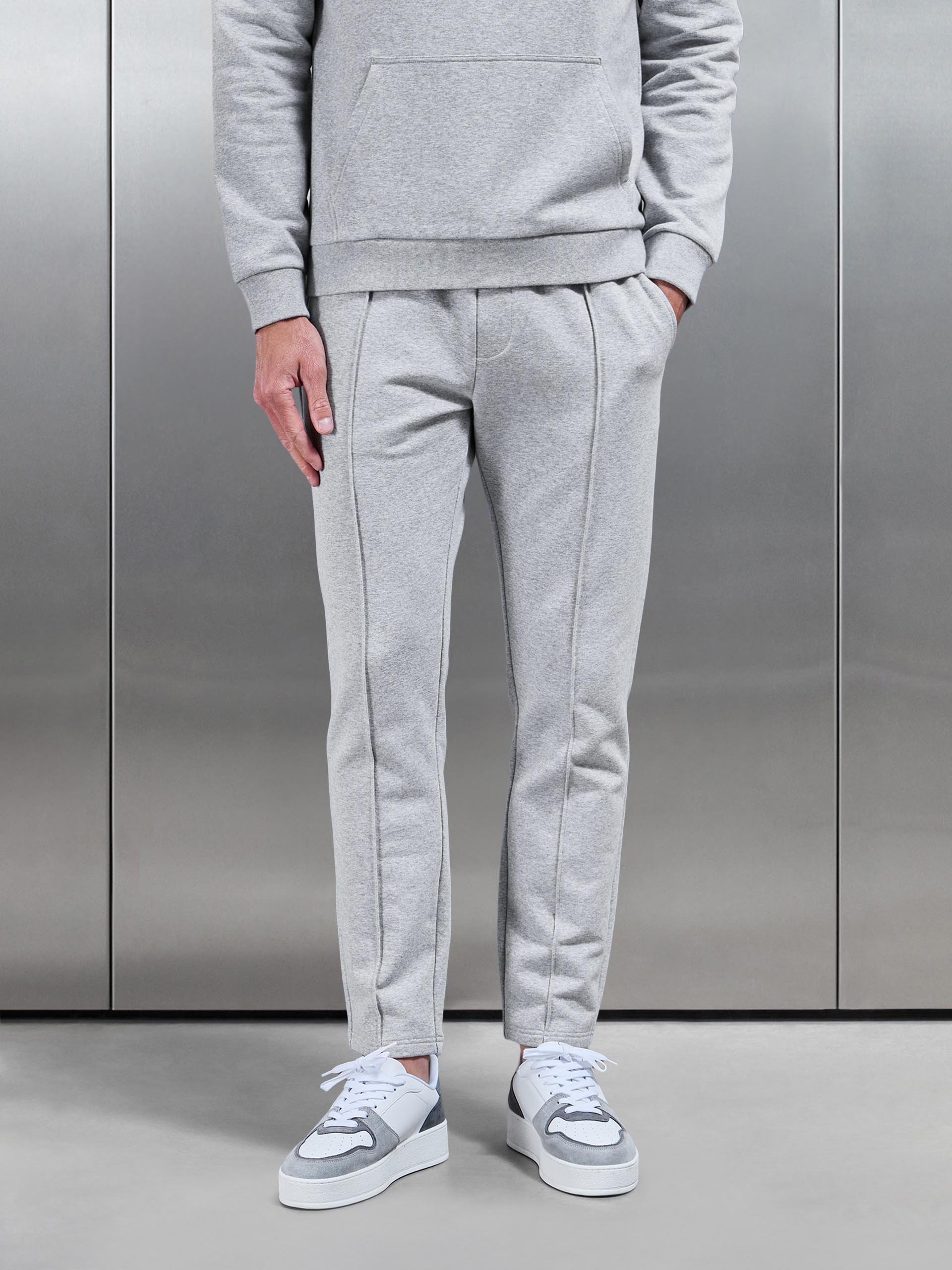Jersey Jogger in Marl Grey