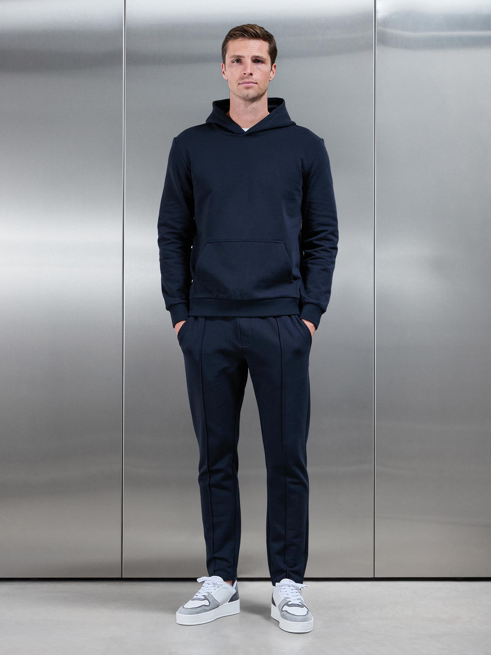 Jersey Jogger in Navy