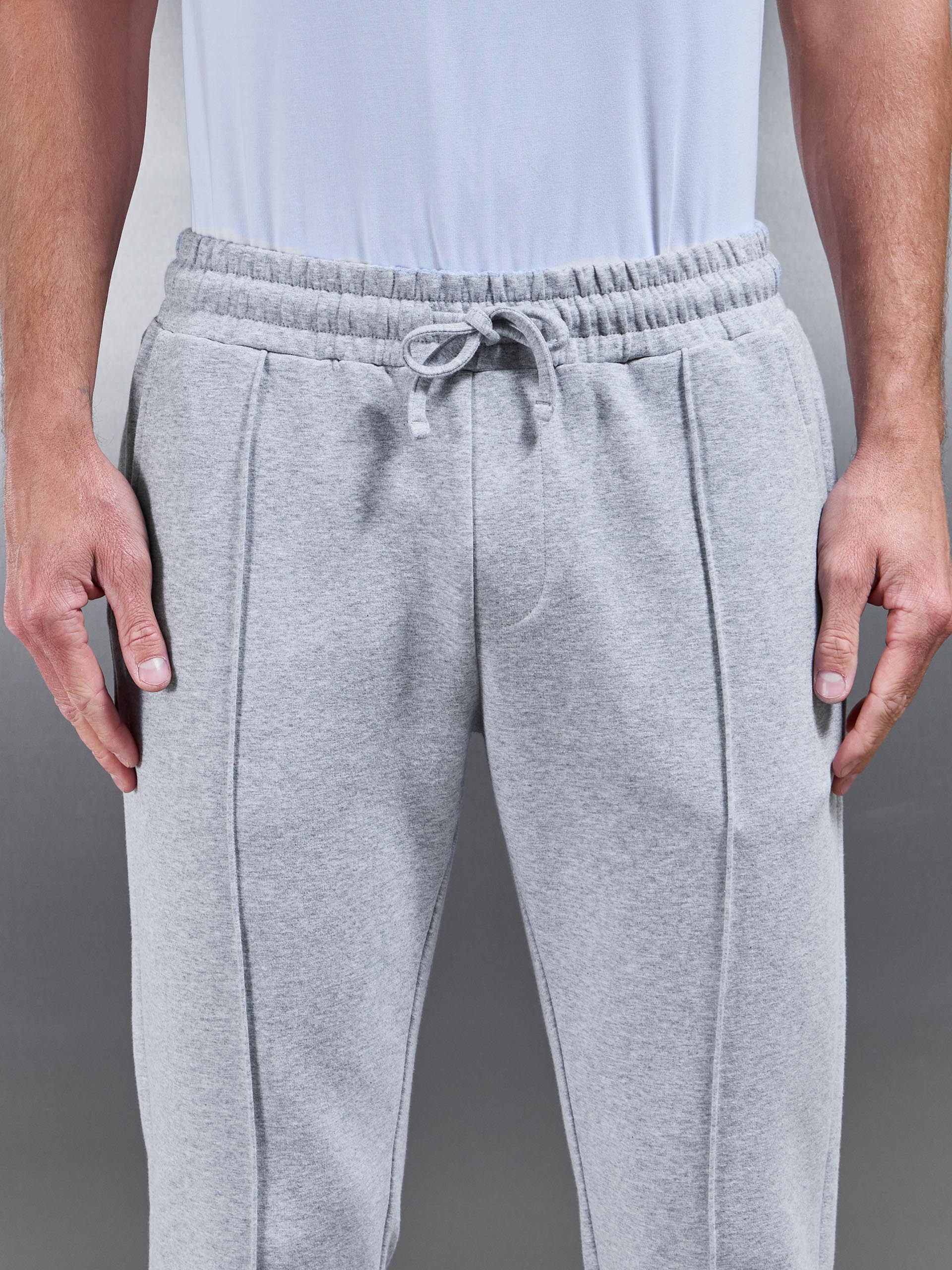 Jersey Jogger in Marl Grey