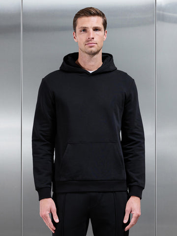 Jersey Hoodie In Black