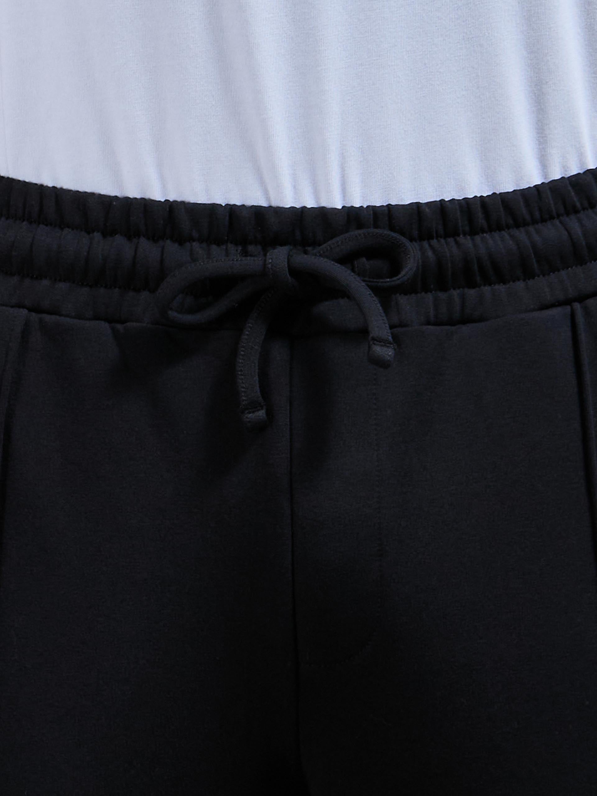 Jersey Jogger in Black
