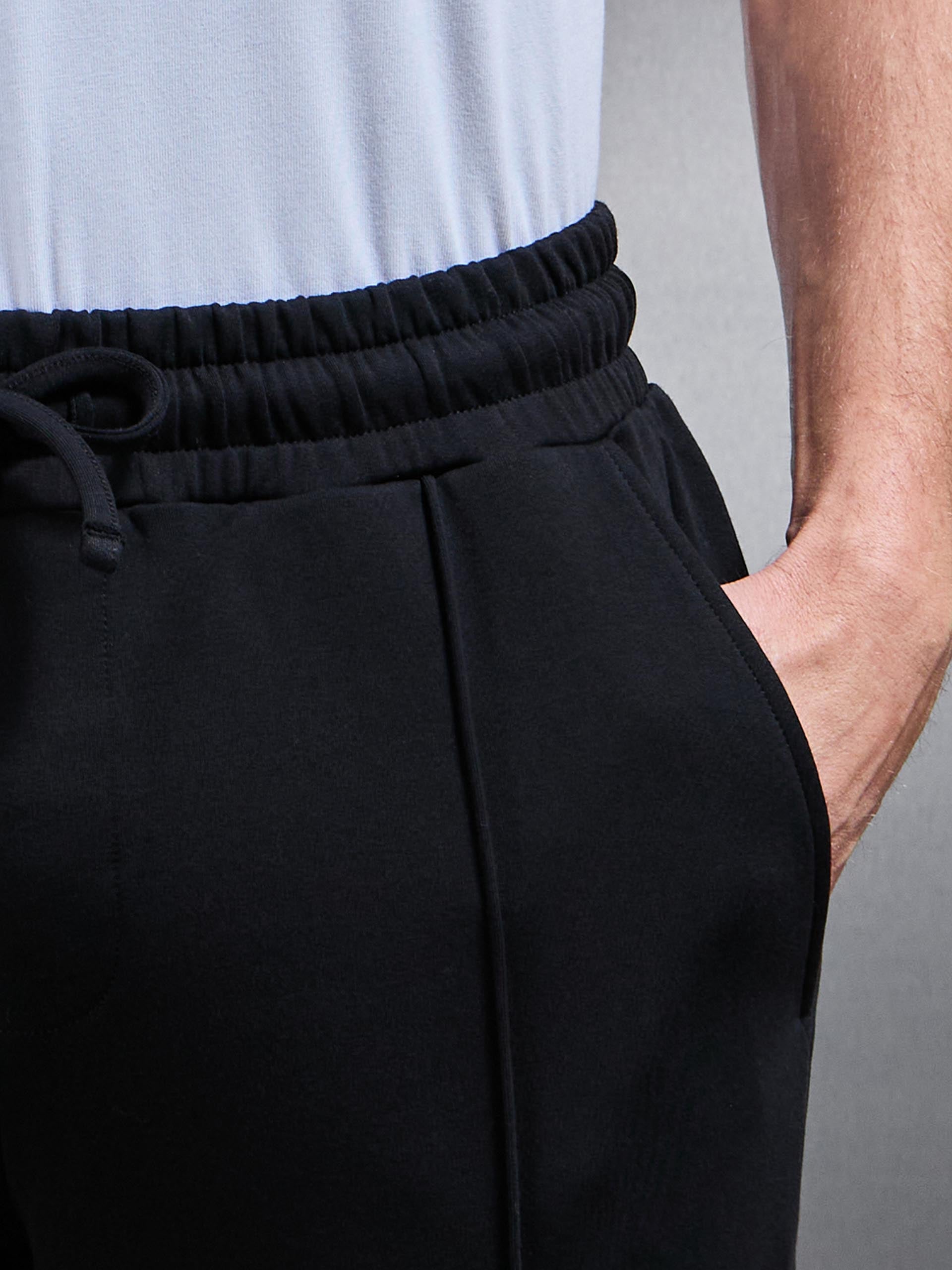 Jersey Jogger in Black