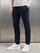 Knitted Tailored Chino Trouser in Navy