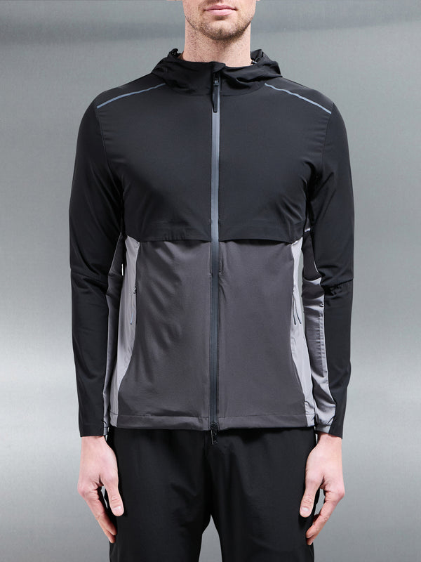 Lightweight Performance Windbreaker in Black