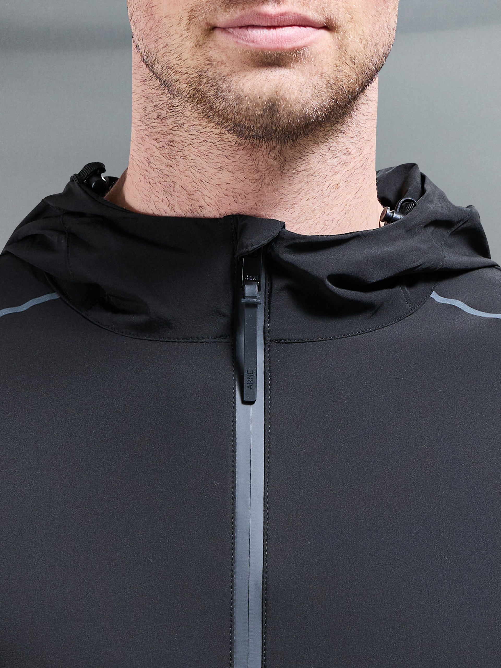 Lightweight Performance Windbreaker in Black