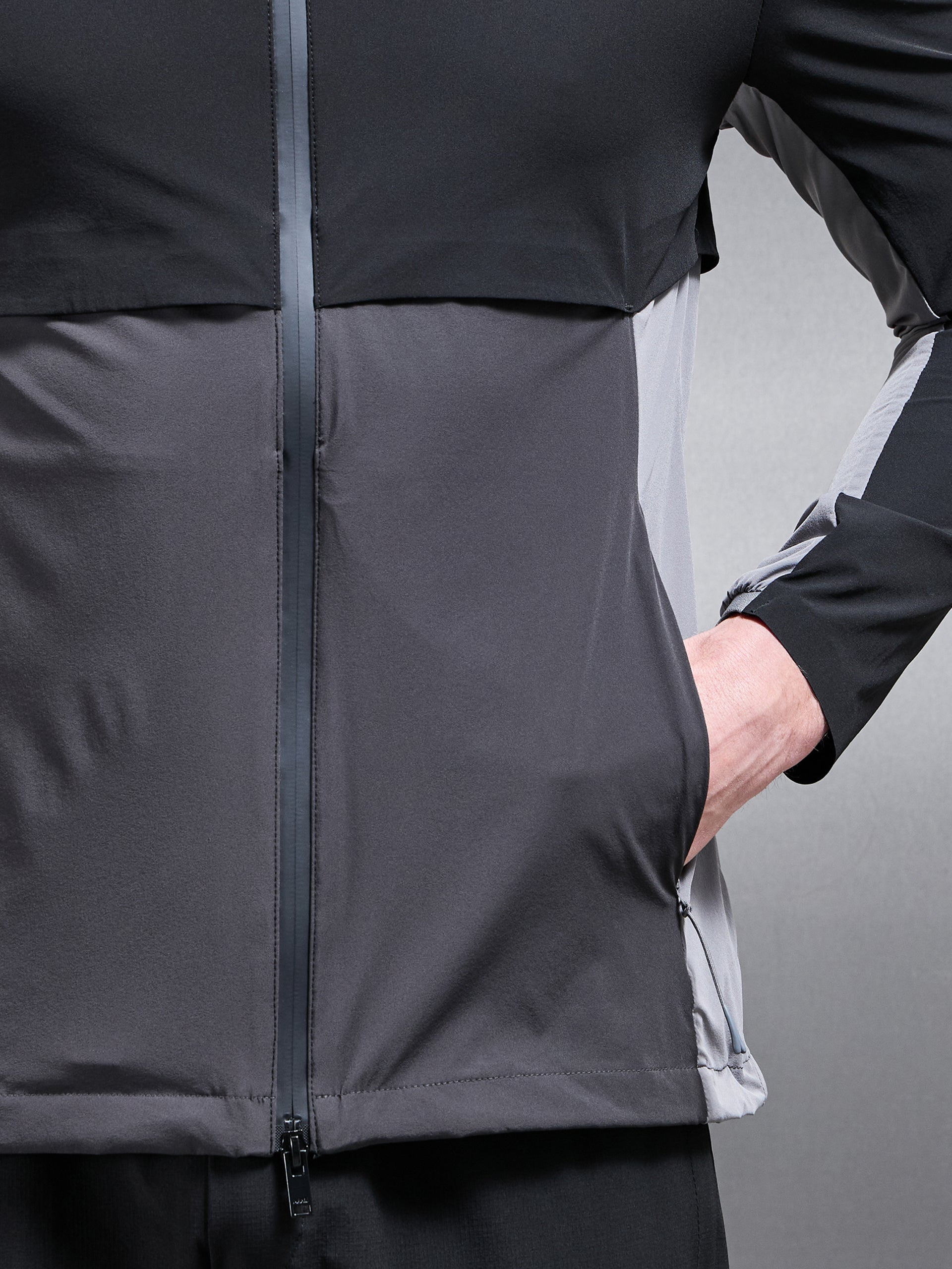 Lightweight Performance Windbreaker in Black