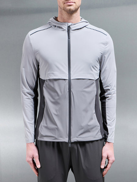 Lightweight Performance Windbreaker in Grey