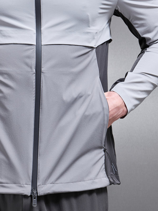 Lightweight Performance Windbreaker in Grey