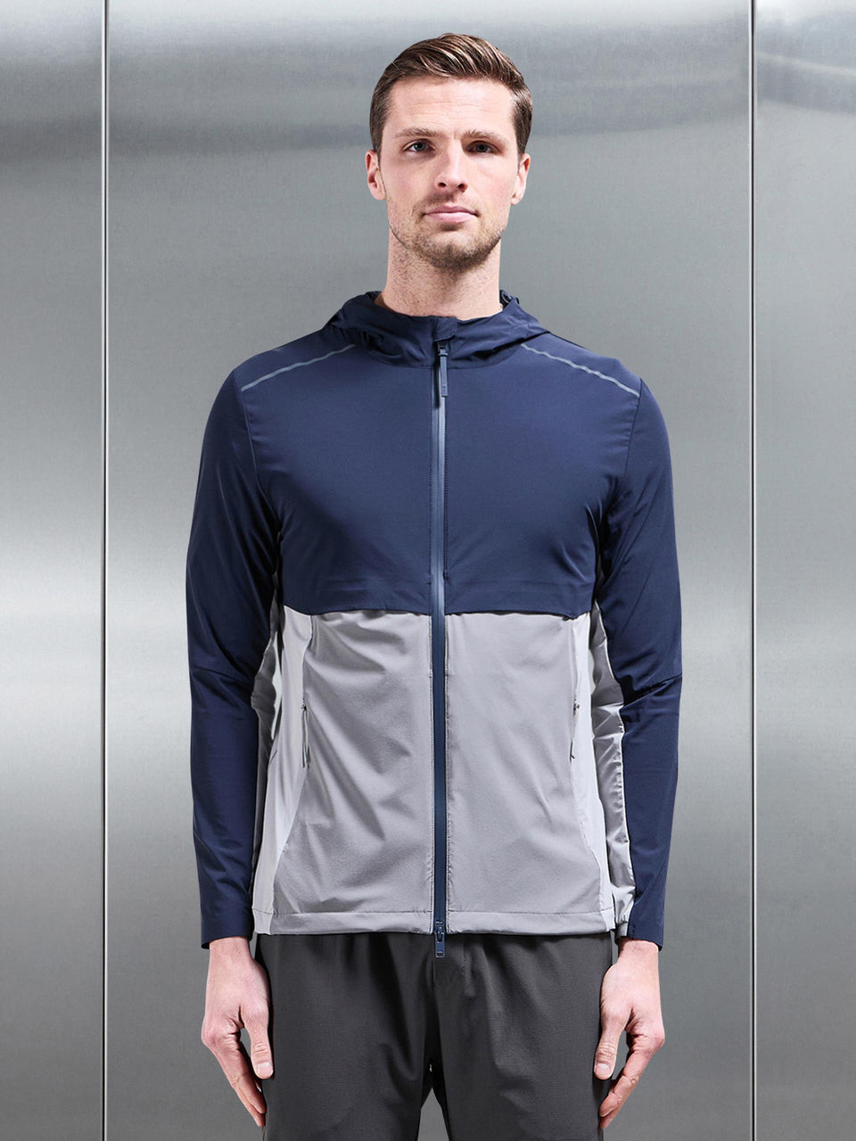 Lightweight Performance Windbreaker in Navy