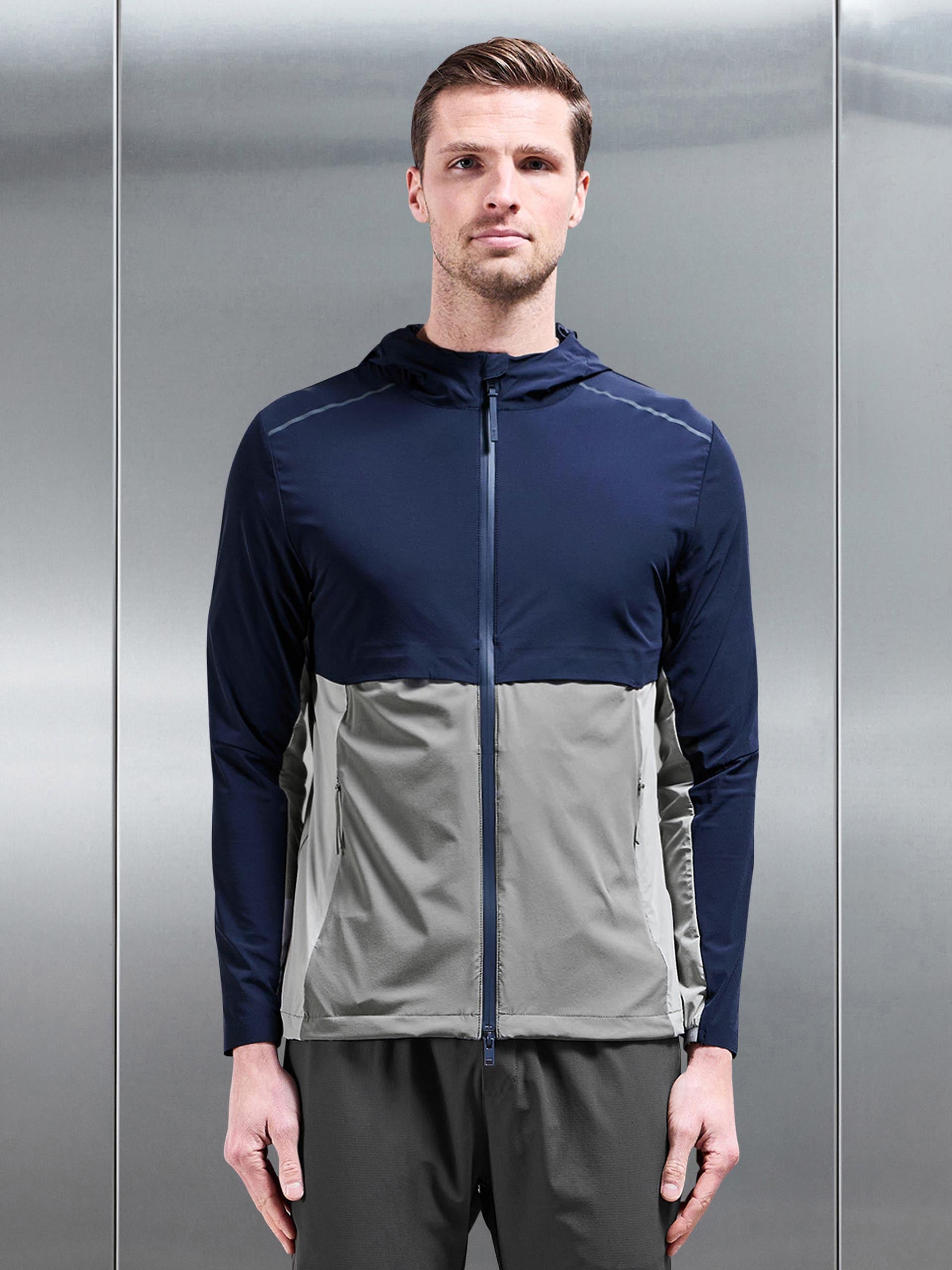 Lightweight Performance Windbreaker in Navy