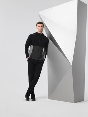 Lightweight Performance Windbreaker in Black