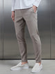 Linen Tailored Trouser in Taupe