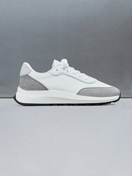 Low Runner in White Slate Grey