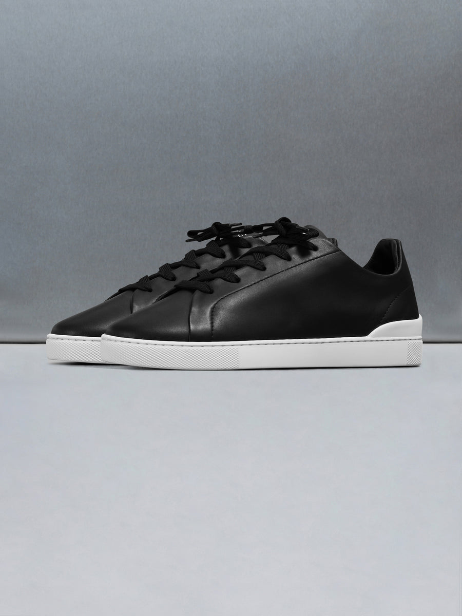 Low Trainer Leather in Black