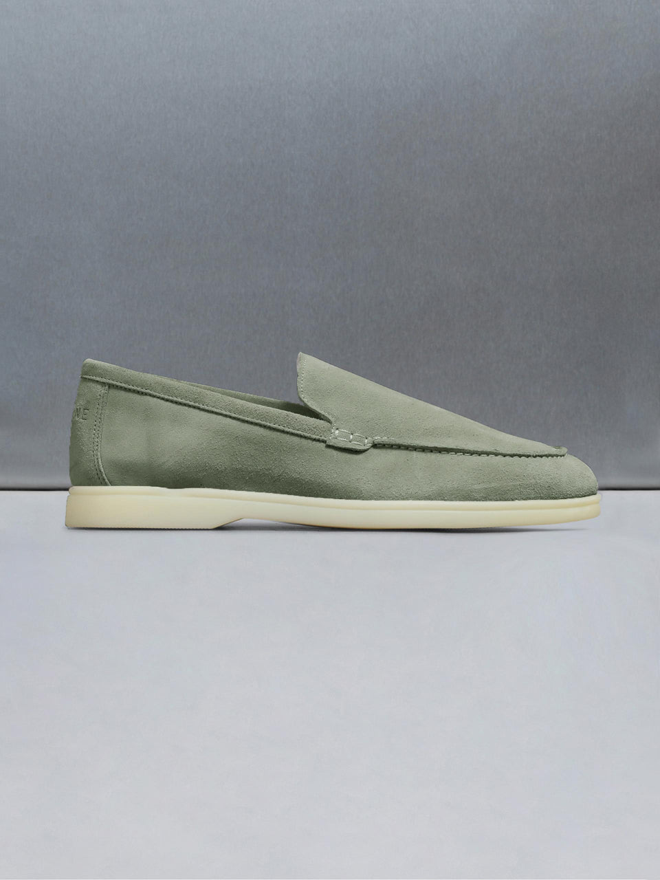 Low Suede Loafer in Sage